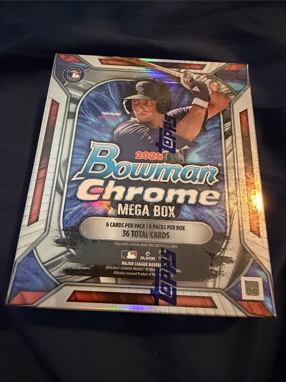 2026 Bowman Chrome Mega Box - Blue Baseball Card Blaster